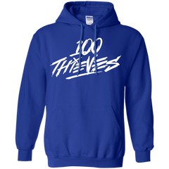 100 Thieves Hoodie - Royal - Shipping Worldwide - NINONINE