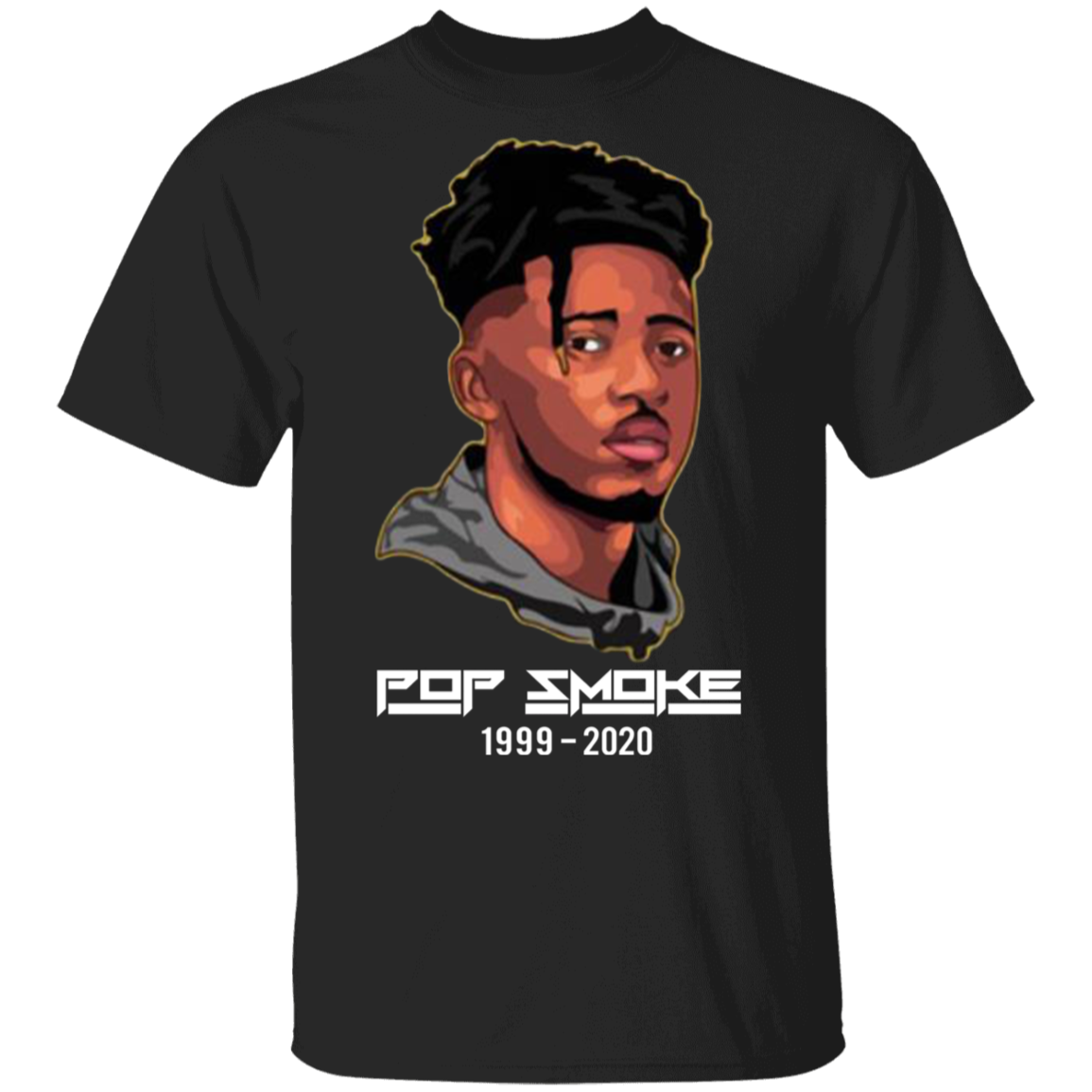 Pop Smoke Shirt Black