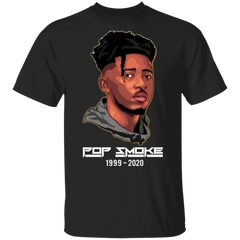 Pop Smoke Shirt Black