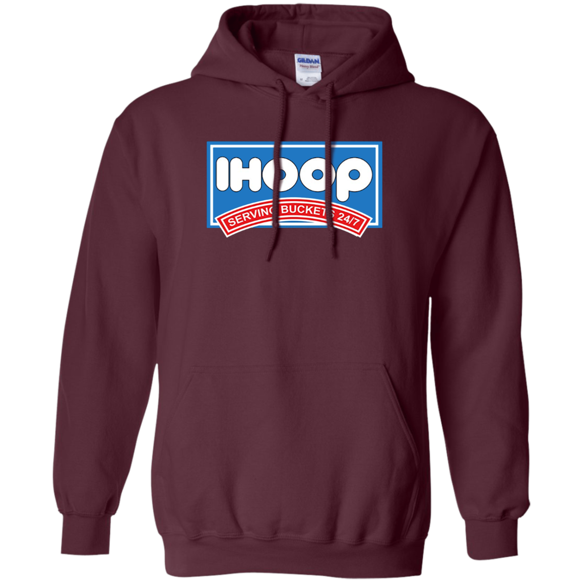 Ihoop Hoodie - Maroon - Shipping Worldwide - NINONINE