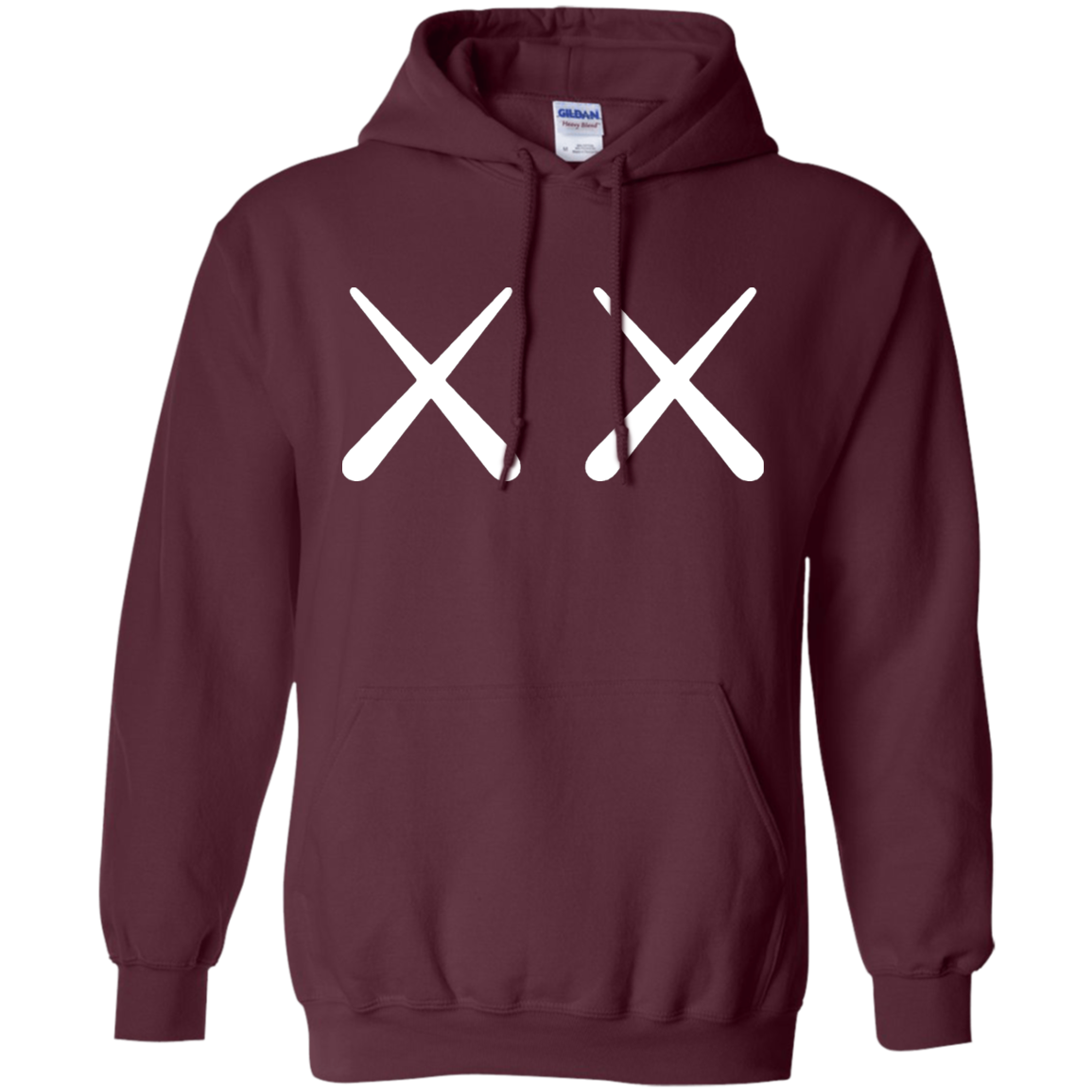 Kaws Hoodie - Maroon - Shipping Worldwide - NINONINE