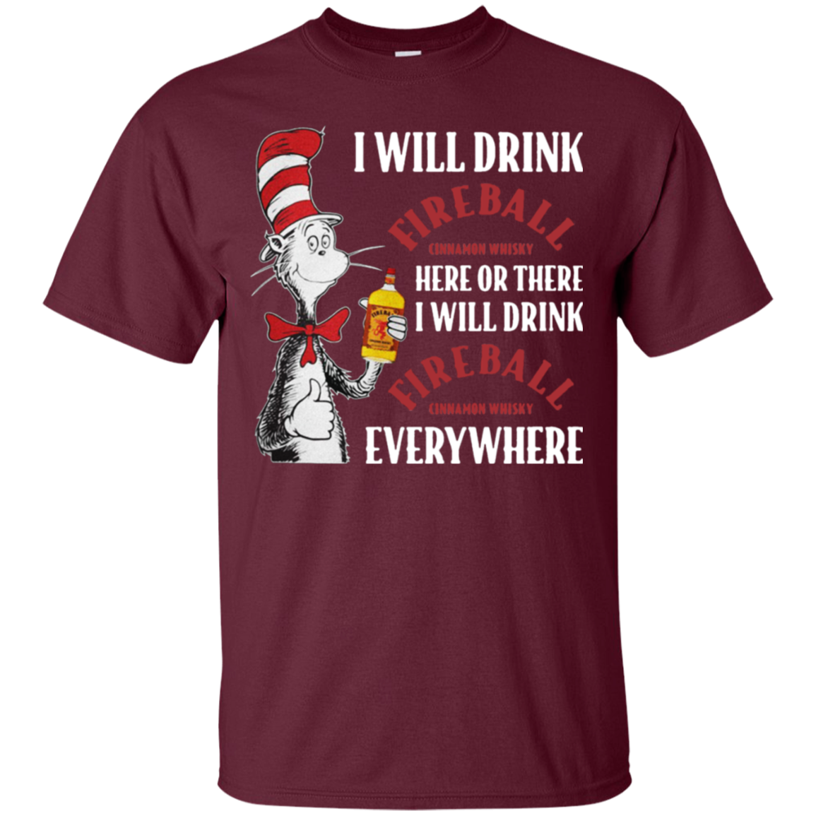 Cat In The Hat Fireball Shirt - NINONINE