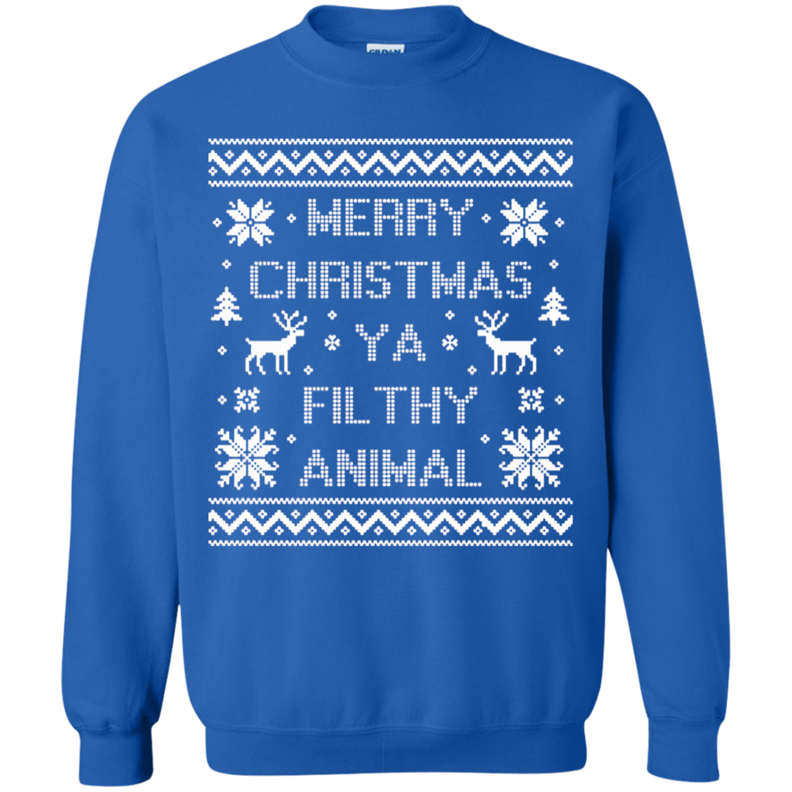 Merry Christmas Ya Filthy Animal Sweater - NINONINE