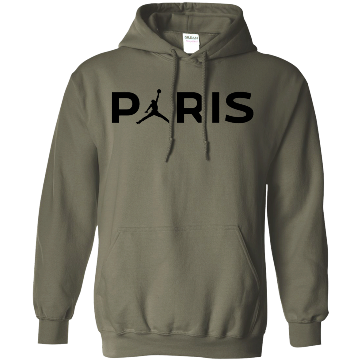 Psg Jordan Hoodie Light - Military Green - Shipping Worldwide - NINONINE