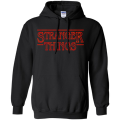 Stranger Things Merch Hoodie - Black - Shipping Worldwide - NINONINE