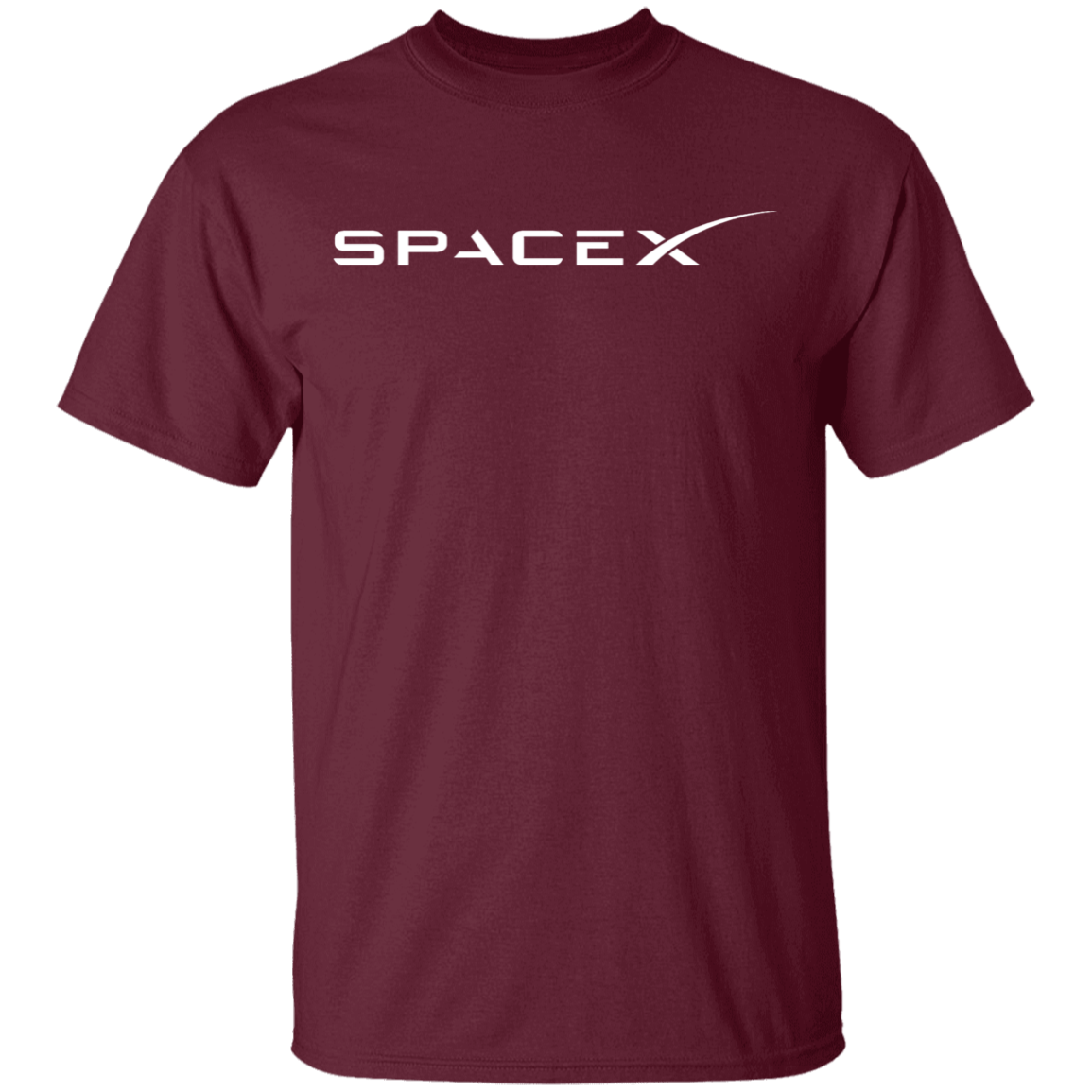 Spacex T Shirt - Maroon