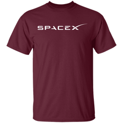 Spacex T Shirt - Maroon