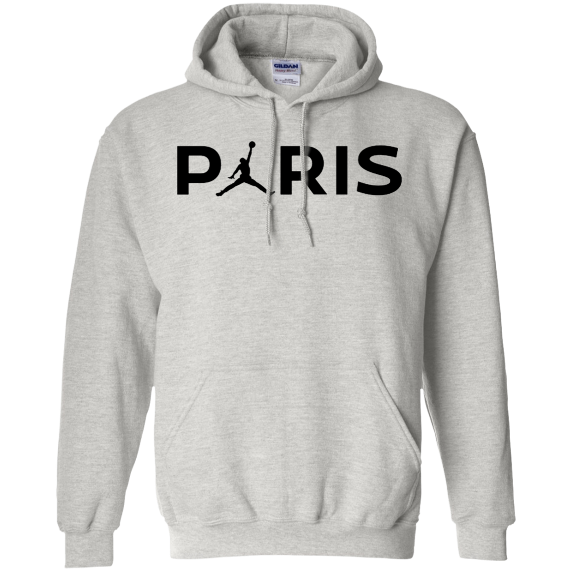 Psg Jordan Hoodie Light - Ash - Shipping Worldwide - NINONINE