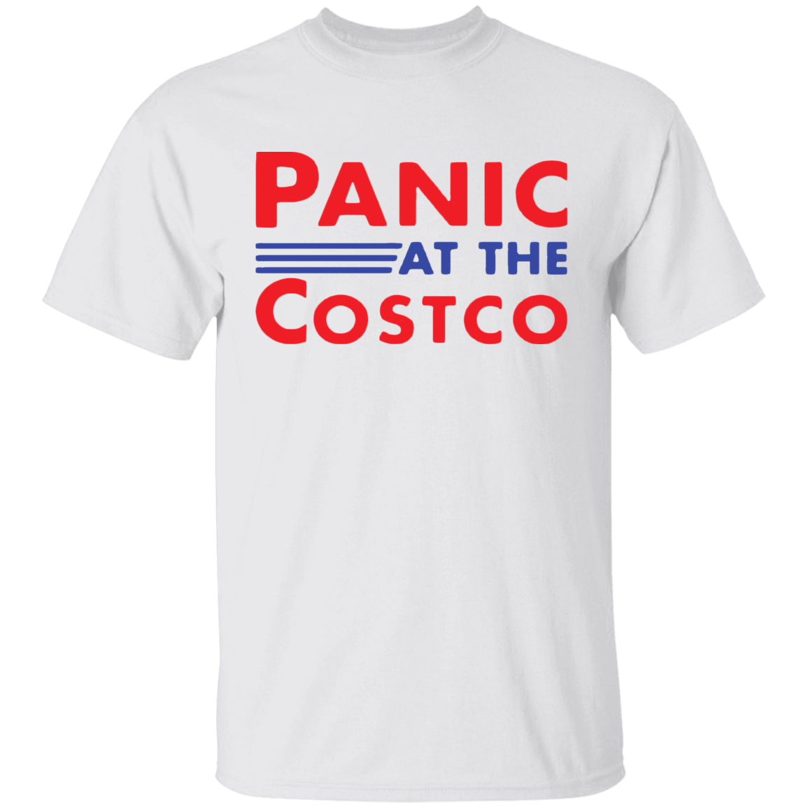 Panic At The Costco Shirt - White - Shipping Worldwide - NINONINE