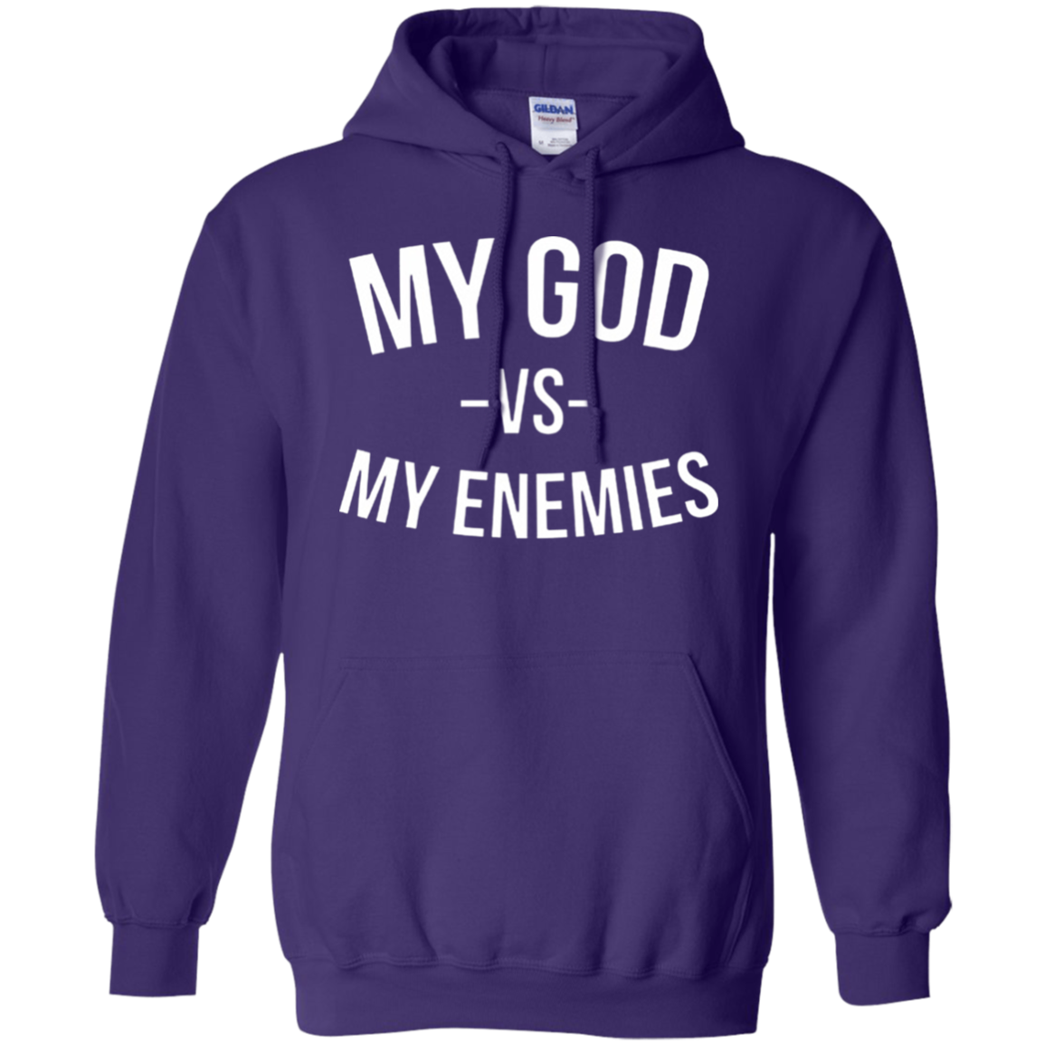 My God Vs My Enemies Hoodie - NINONINE