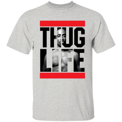 Thug Life 2pac Shirt - Ash - Worldwide Shipping -  NINONINE