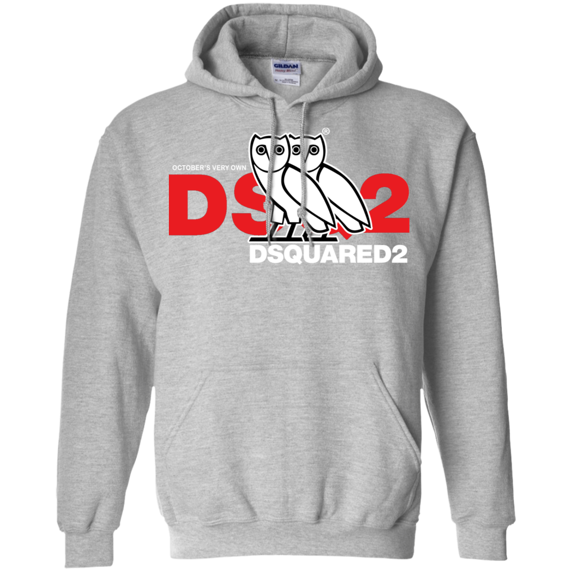 Dsquared2 Ovo Hoodie Black - NINONINE