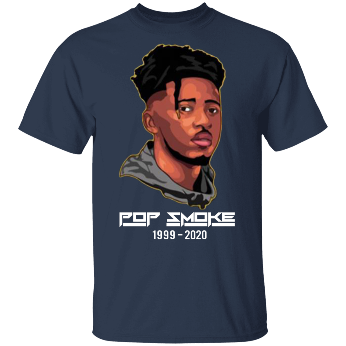 Pop Smoke Shirt Navy