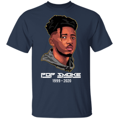 Pop Smoke Shirt Navy