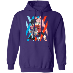 Darling In The Franxx Hoodie - Purple - Worldwide Shipping - NINONINE