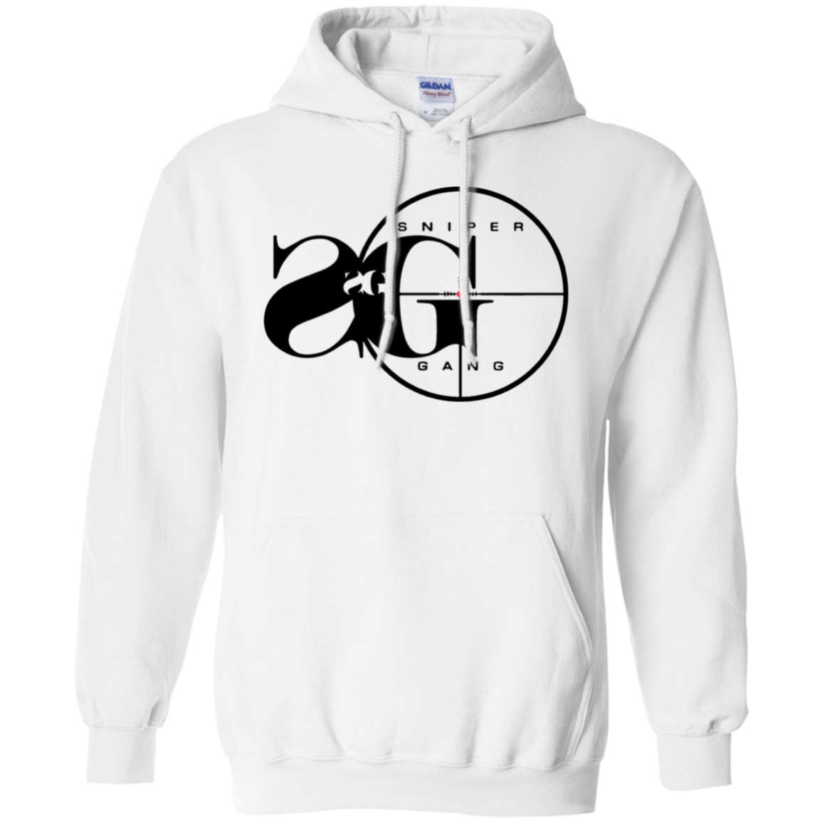 Sniper Gang Hoodie Light - White - Shipping Worldwide - NINONINE