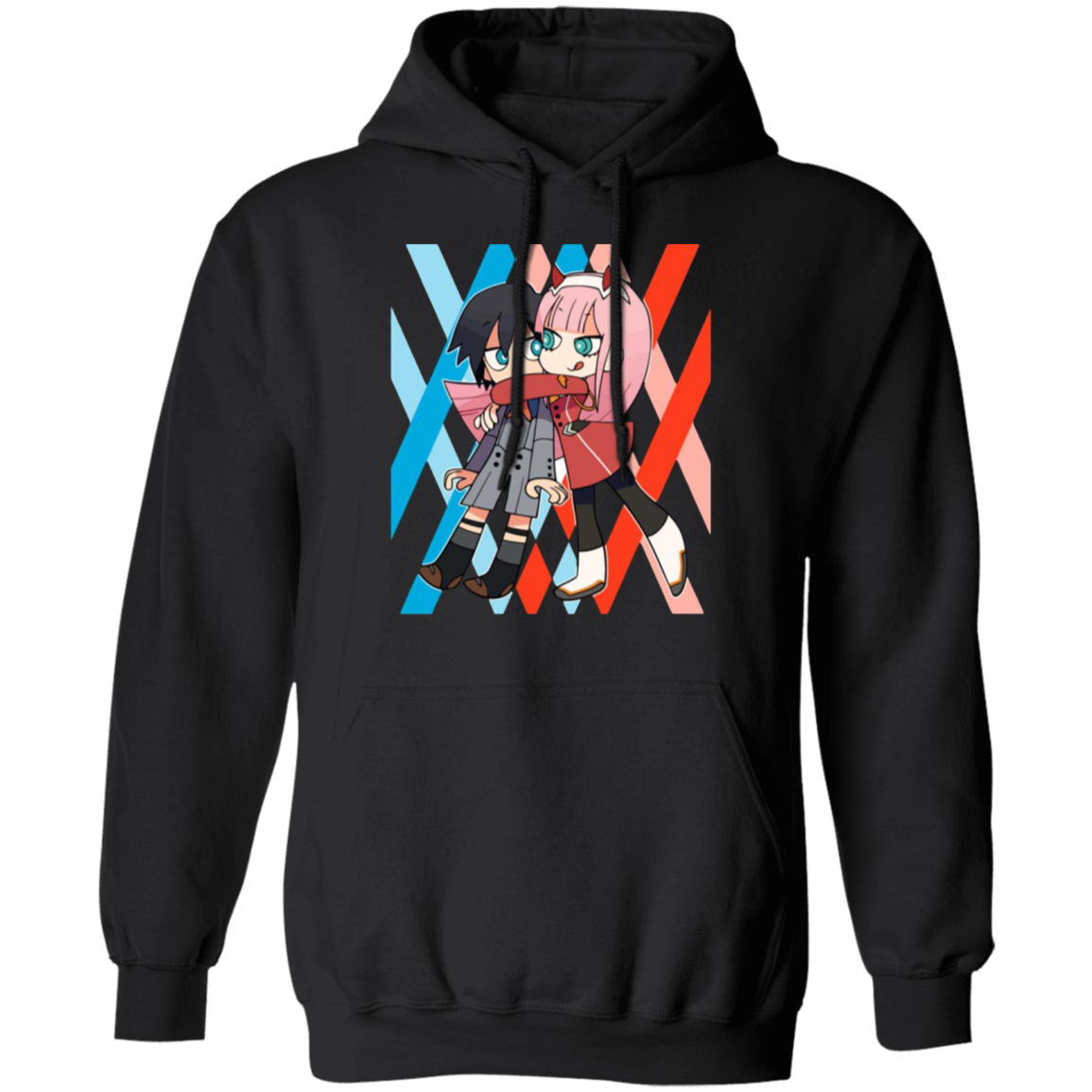 Darling In The Franxx Hoodie - Black - Worldwide Shipping - NINONINE