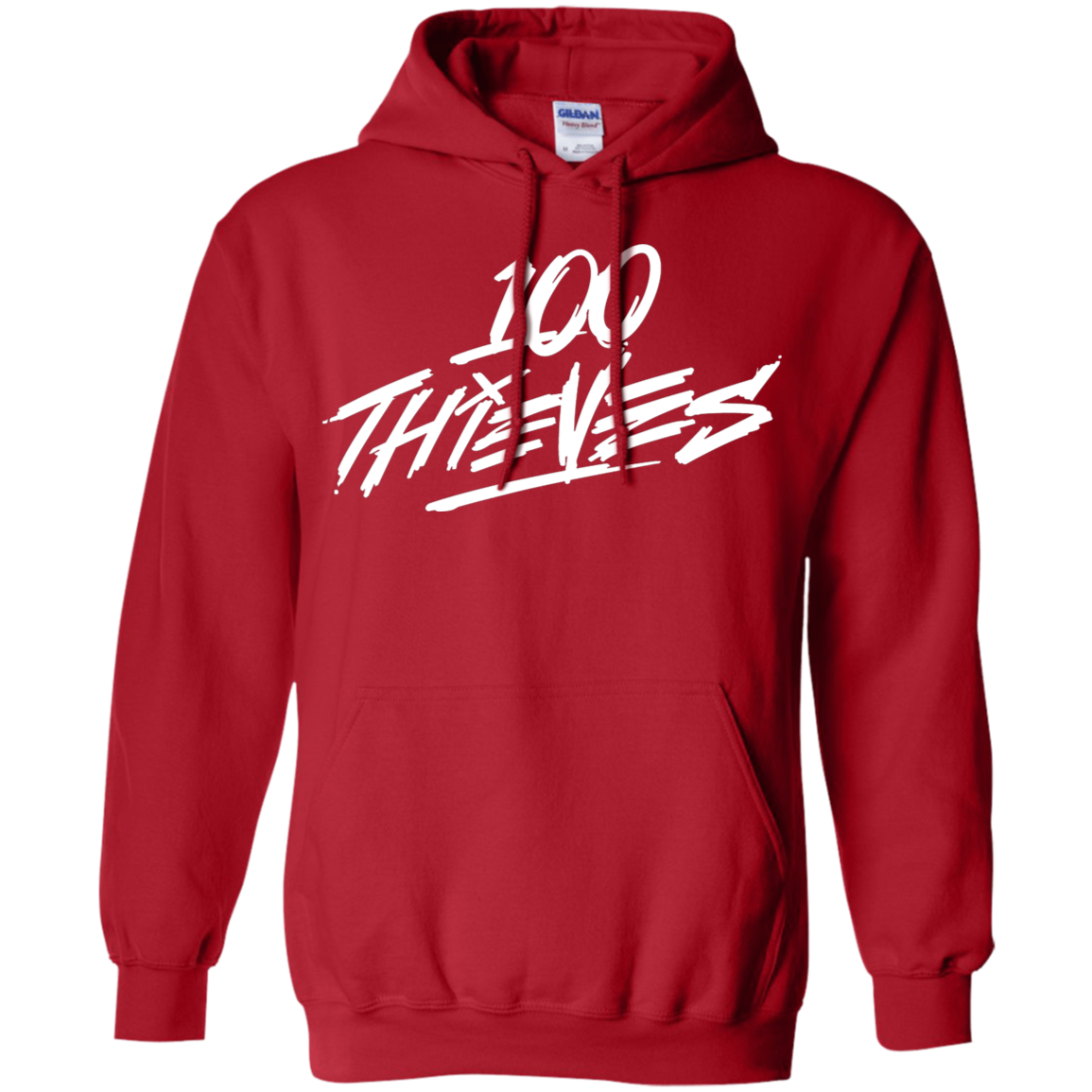 100 Thieves Hoodie - Red - Shipping Worldwide - NINONINE