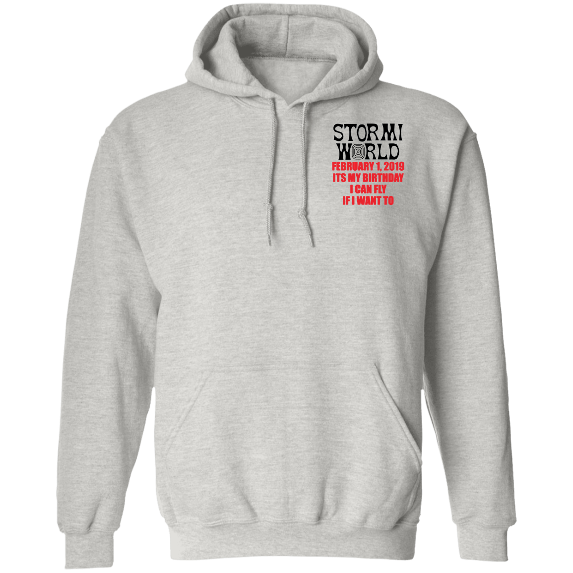 Stormi World Hoodie - Ash - Worldwide Shipping - NINONINE