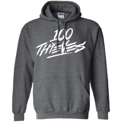 100 Thieves Hoodie - Dark Heather - Shipping Worldwide - NINONINE