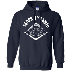 Black Pyramid Hoodie - Navy - Shipping Worldwide - NINONINE