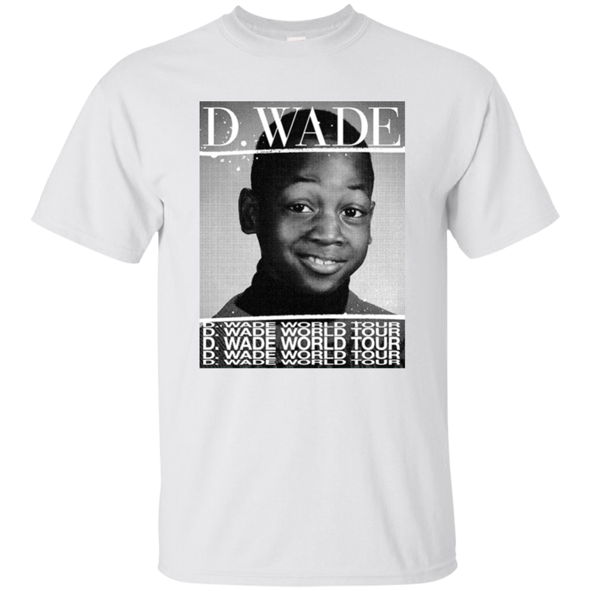 Dwyane Wade World Tour Shirt - White - Shipping Worldwide - NINONINE