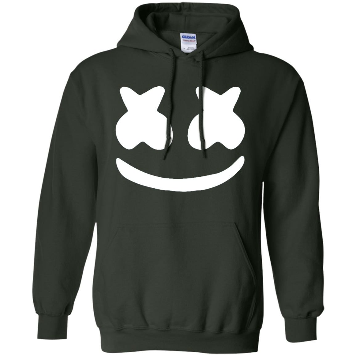 Marshmello Hoodie - Forest Green - Shipping Worldwide - NINONINE