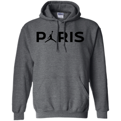 Psg Jordan Hoodie Light - Dark Heather - Shipping Worldwide - NINONINE