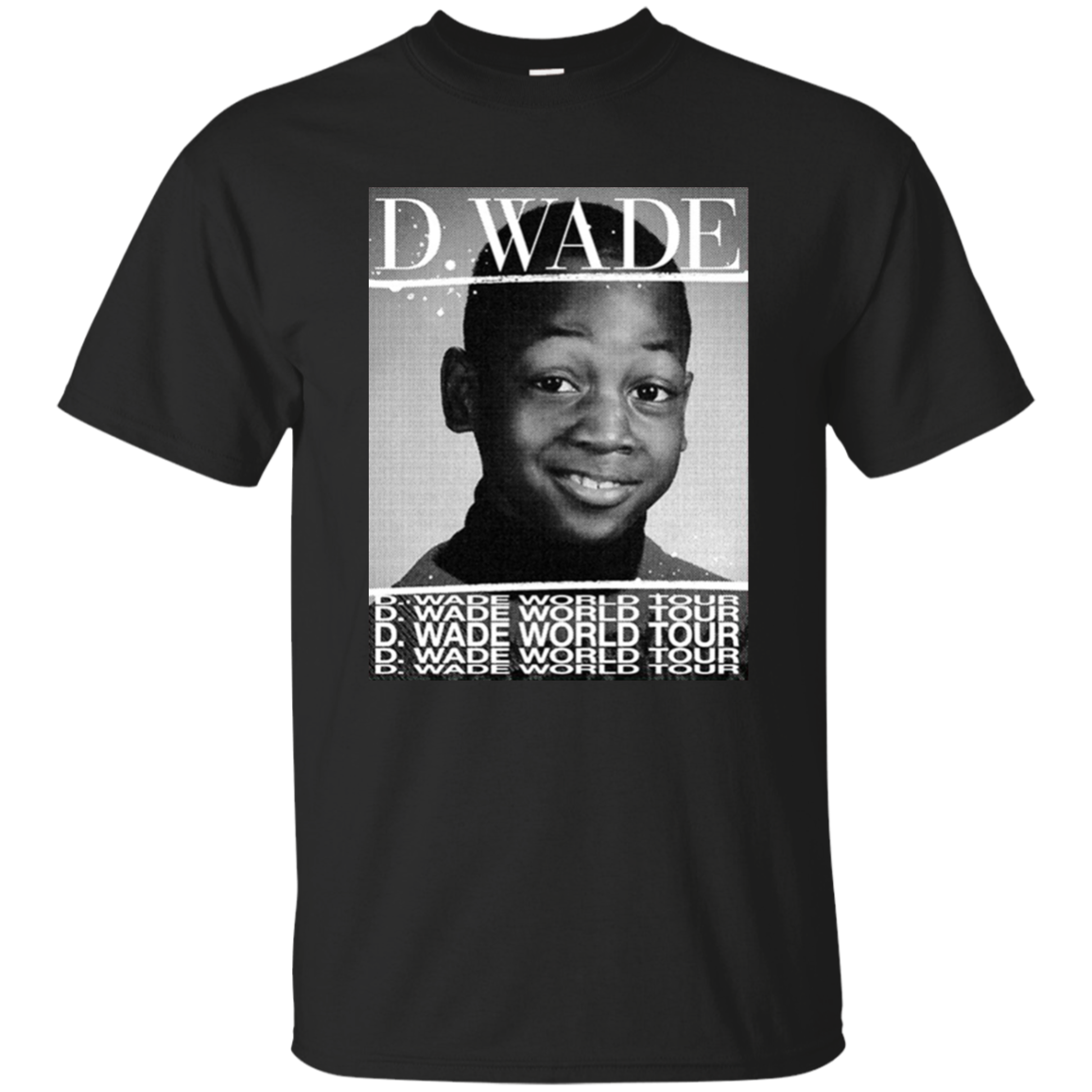 Dwyane Wade World Tour Shirt - Black - Shipping Worldwide - NINONINE