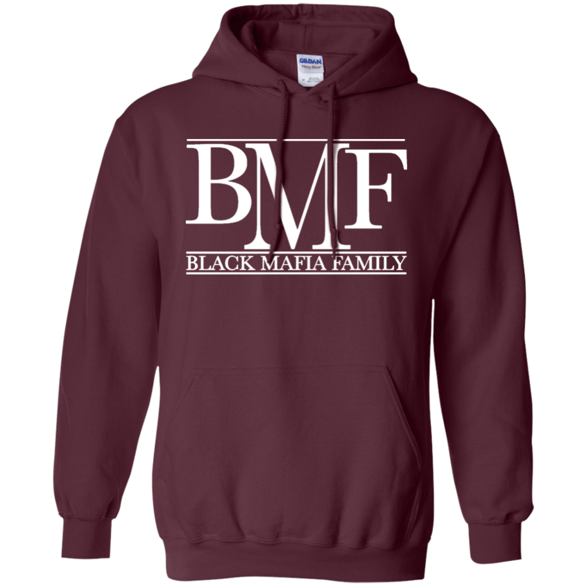 Black Mafia Family Hoodie - Maroon - Shipping Worldwide - NINONINE