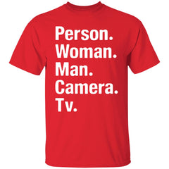 Person Woman Man Camera TV T Shirt