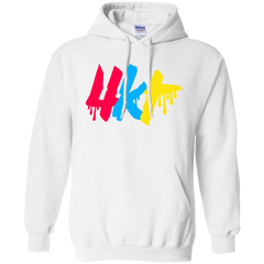 4kt Hoodie - White - Shipping Worldwide - NINONINE