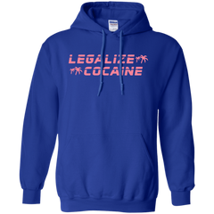 Legalize Cocaine Hoodie - Royal - Shipping Worldwide - NINONINE