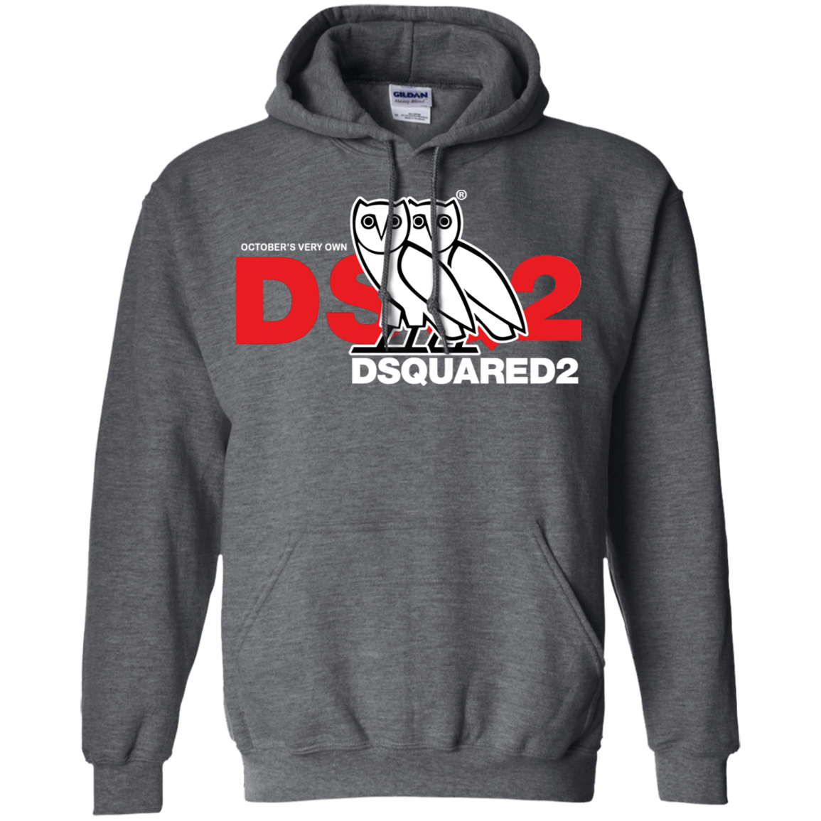 Dsquared2 Ovo Hoodie Black - NINONINE