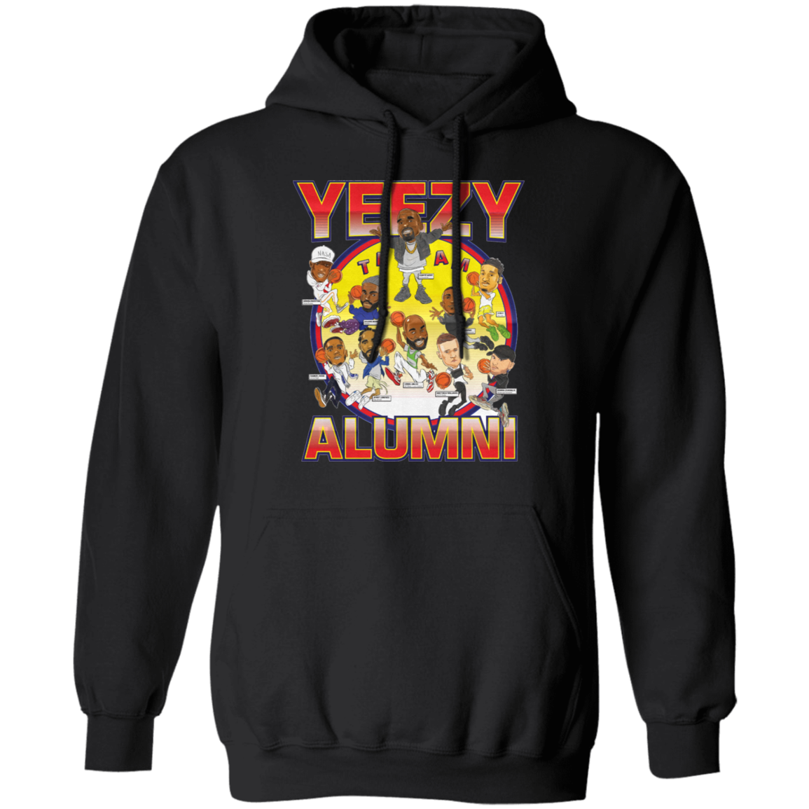 Yeezy Alumni Hoodie - Black - Shipping Worldwide - NINONINE