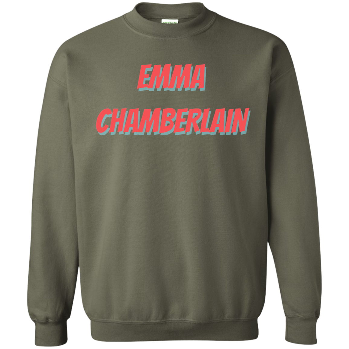 Emma Chamberlain Merch Sweater - Military Green - Shipping Worldwide - NINONINE