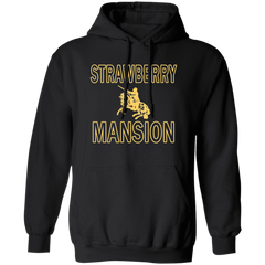 Strawberry Mansion Hoodie - Black - Worldwide Shipping - NINONINE