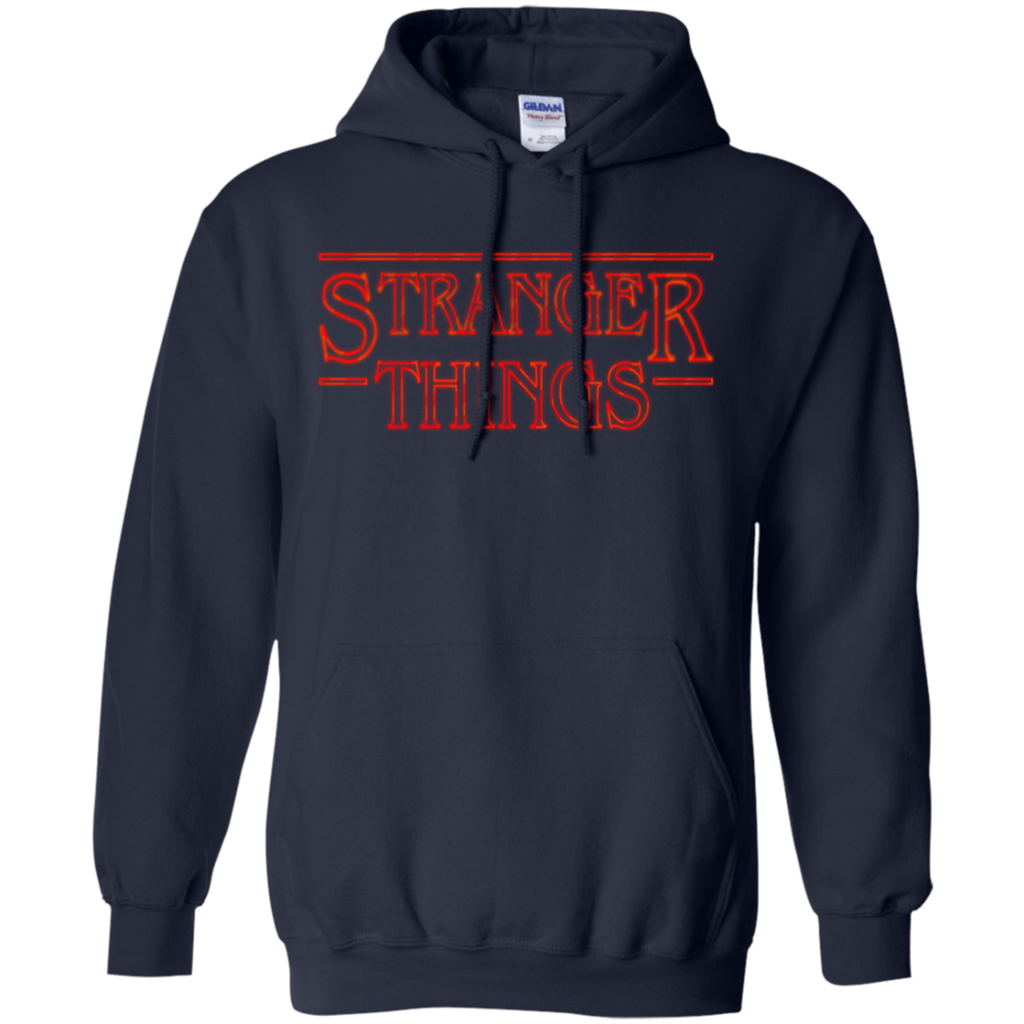 Stranger Things Merch Hoodie - Navy - Shipping Worldwide - NINONINE