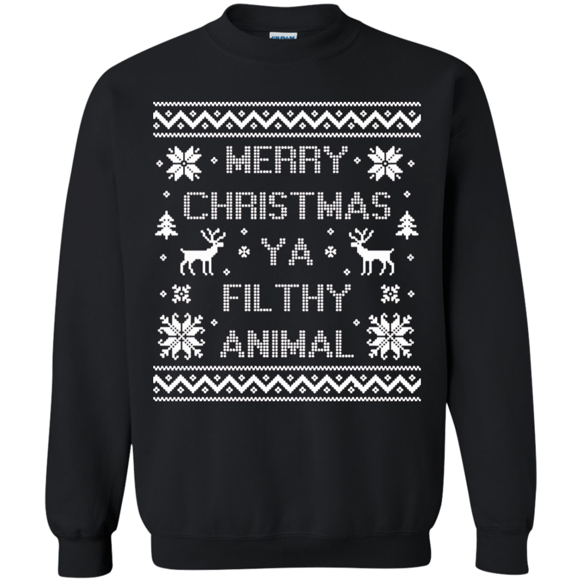 Merry Christmas Ya Filthy Animal Sweater - NINONINE