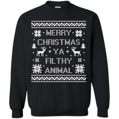 Merry Christmas Ya Filthy Animal Sweater - NINONINE