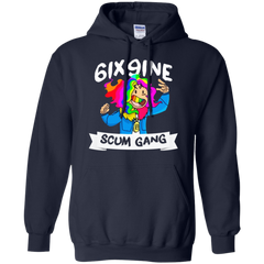 6ix9ine Hoodie - Navy - Shipping Worldwide - NINONINE