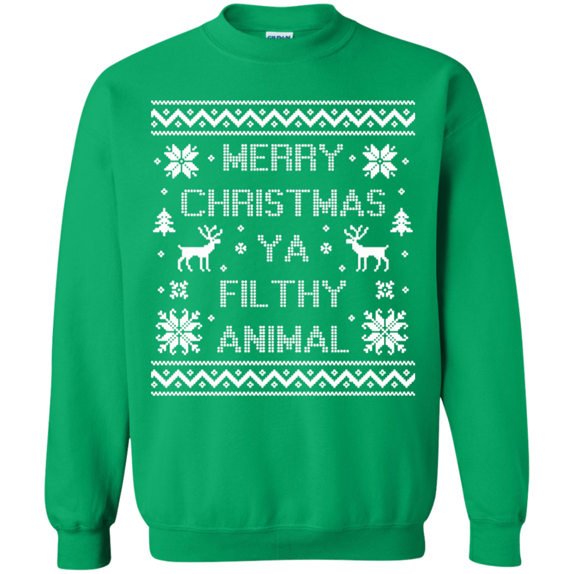 Merry Christmas Ya Filthy Animal Sweater - NINONINE