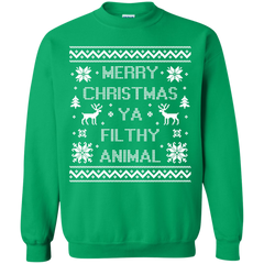 Merry Christmas Ya Filthy Animal Sweater - NINONINE