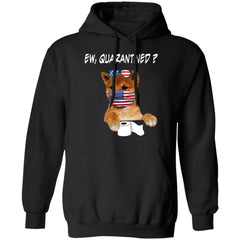 Ew Quarantined Shiba Inu Face Mask Hoodie