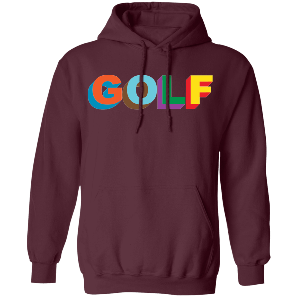 Golf Hoodie - Maroon