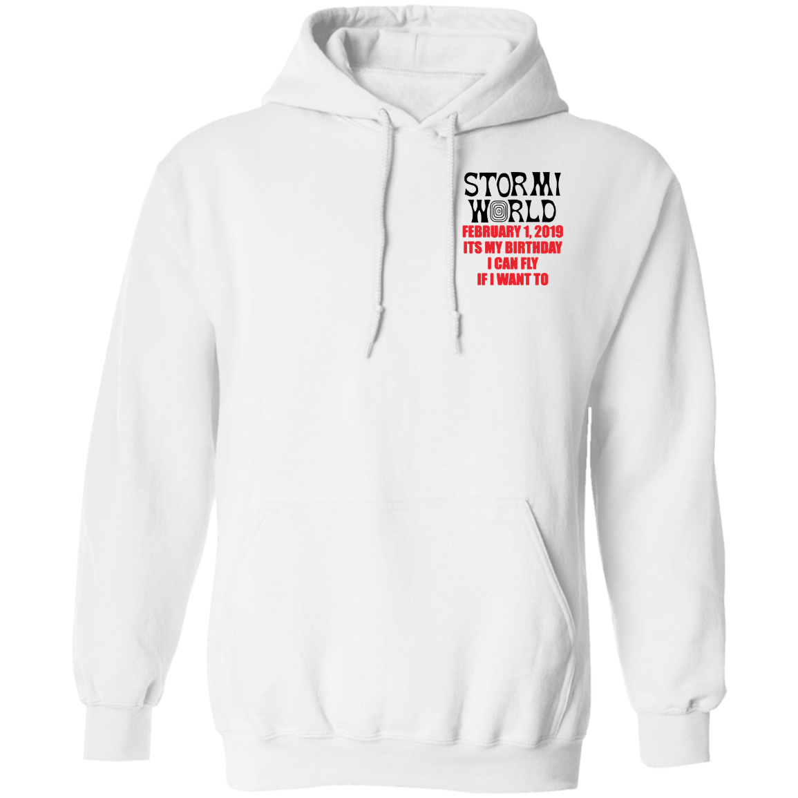 Stormi World Hoodie - White - Worldwide Shipping - NINONINE