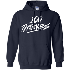 100 Thieves Hoodie - Navy - Shipping Worldwide - NINONINE