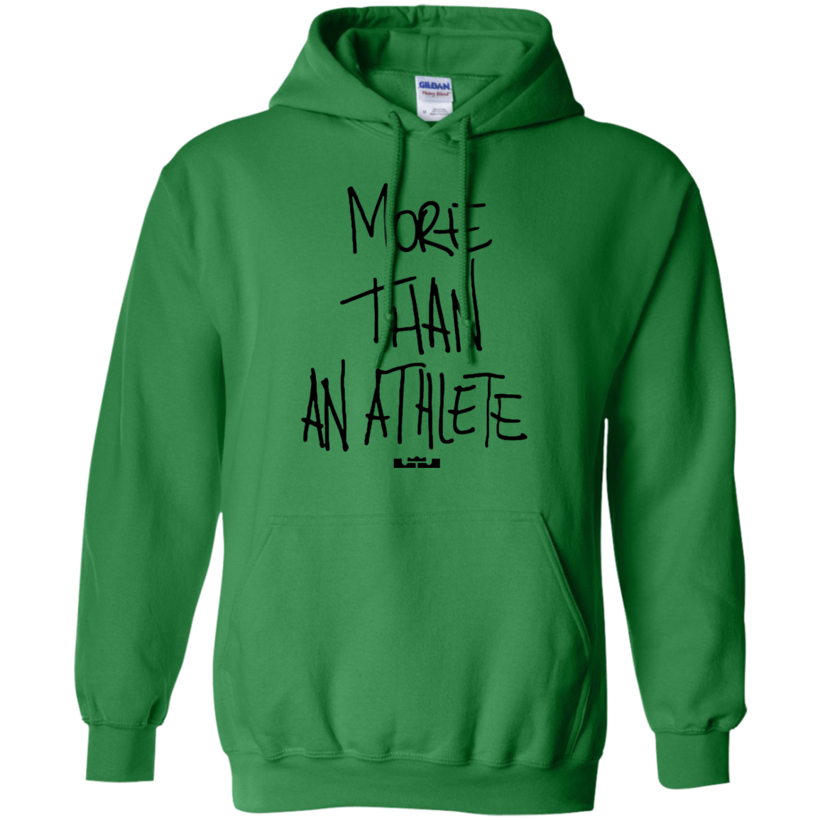 More Than An Athlete Hoodie Light - Irish Green - Shipping Worldwide - NINONINE