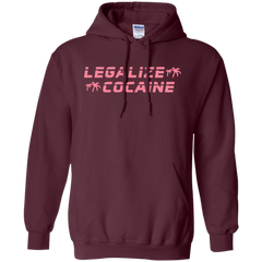 Legalize Cocaine Hoodie - Maroon - Shipping Worldwide - NINONINE