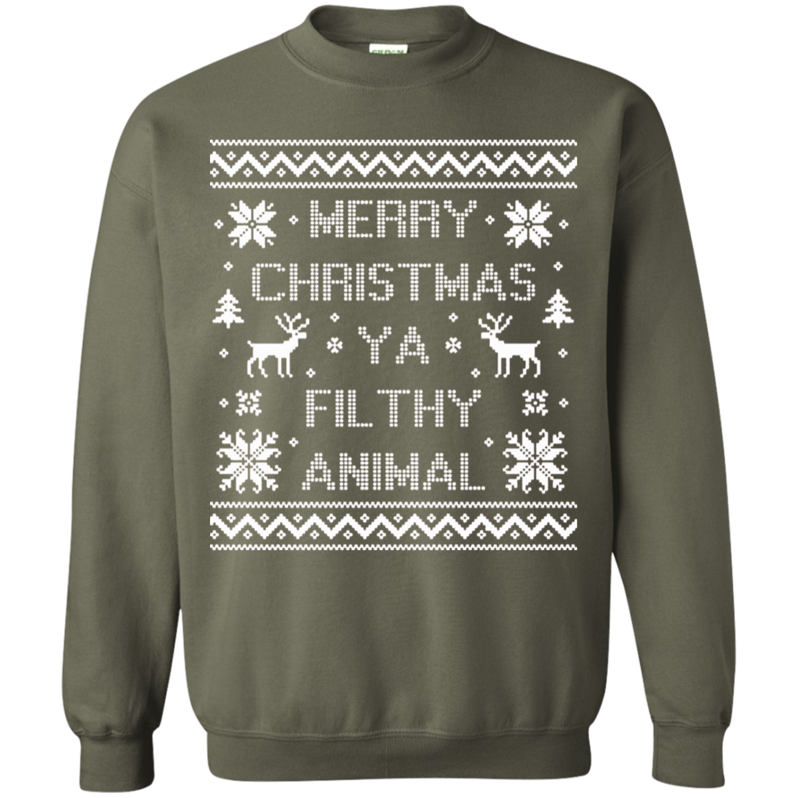 Merry Christmas Ya Filthy Animal Sweater - NINONINE